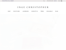 Tablet Screenshot of ingechristopher.com